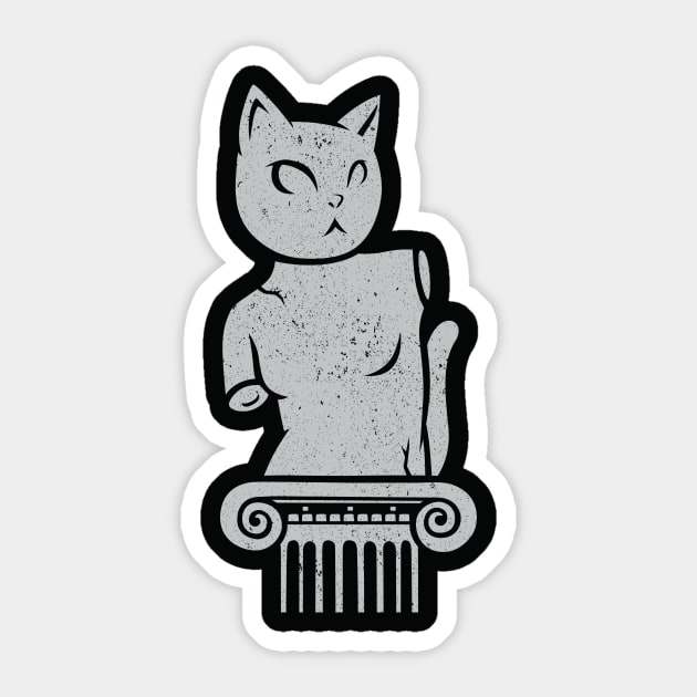 Greek Cat Statue Venus De Milo Venus de Meowlo Sticker by Tobe_Fonseca